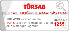 TÜRSAB Digital Verification System - Document No: 12551